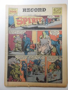The Spirit #202 (1944) Newsprint Comic Insert Rare!