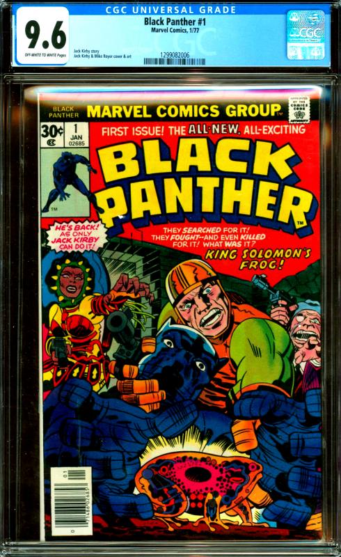 Black Panther #1 CGC Graded 9.6