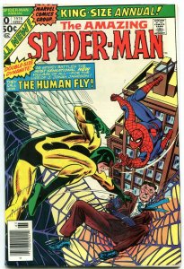 AMAZING SPIDER-MAN ANNUAL #10-1976-MARVEL-human fly-fine FN