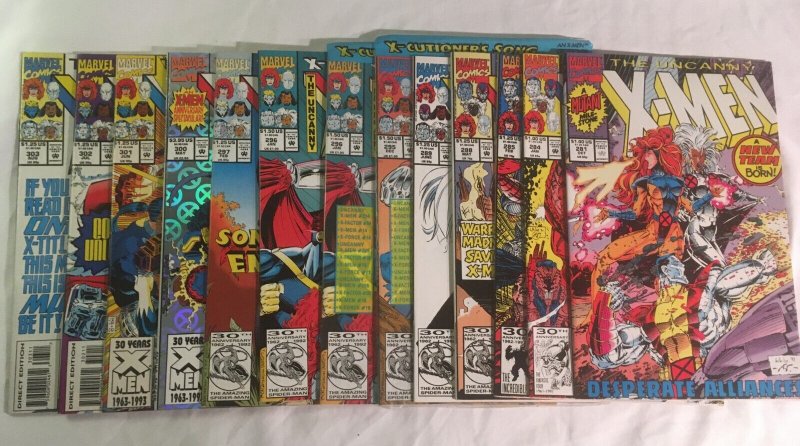 THE UNCANNY X-MEN Thirty-Eight Issues from #174 through #303