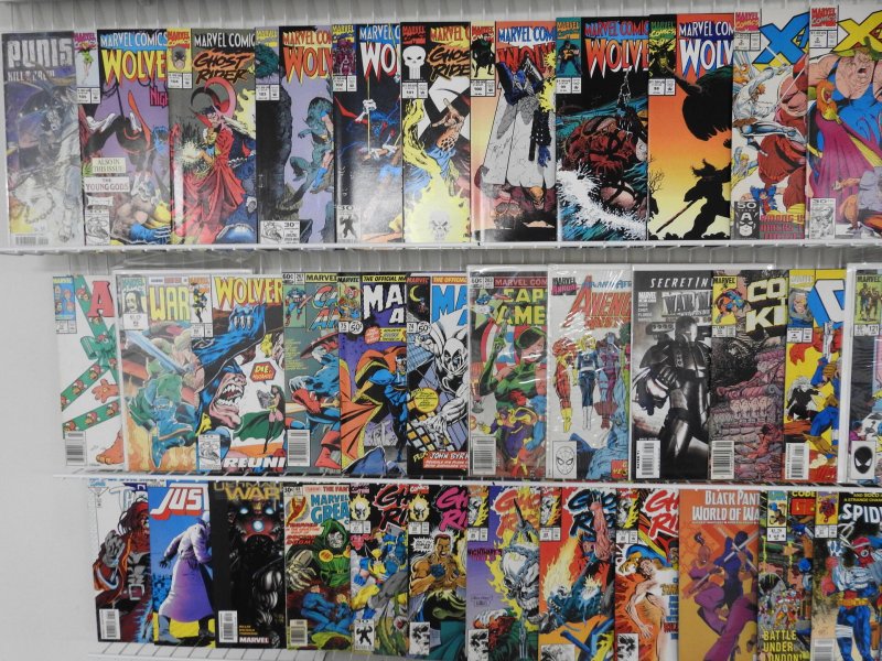 Huge Lot of 170 Comics W/ Ghost Rider, Punisher, Wolverine. Avg. VF- Condition