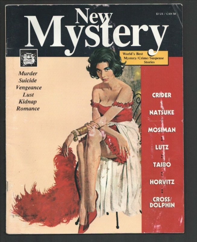 New Mystery #2 1992-Robert McGinnis GGA cover-pulp crime & Fiction Harry Whit...