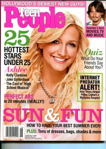 Teen People 7/2006-Ashlee Simpson-Johnny Depp-Kelly Clarkson-FN/VF