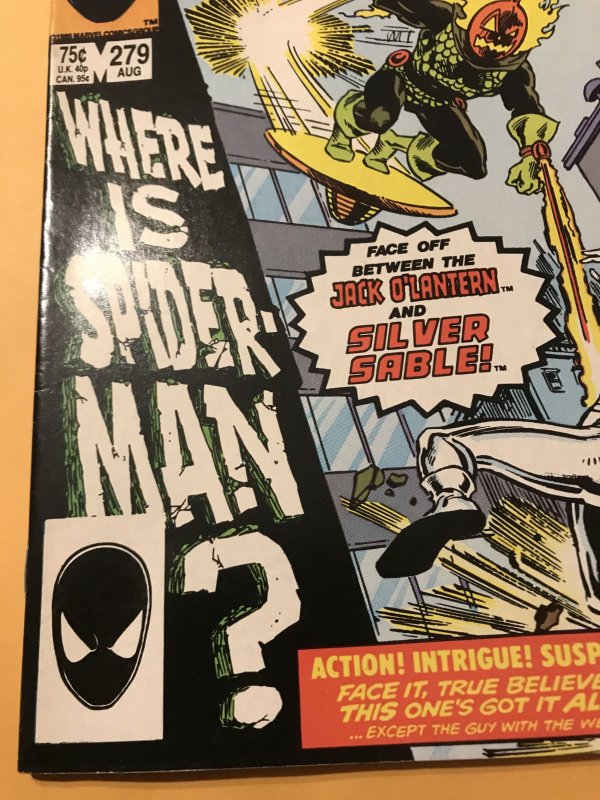 THE AMAZING SPIDER-MAN #279 : Marvel 8/86 VF-; Silver Sable