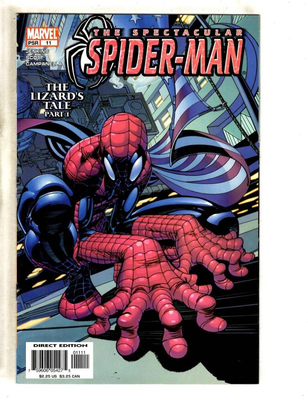 Lot Of 6 Spectacular Spider-Man Marvel Comic Books # 8 9 11 12 13 14 CR48