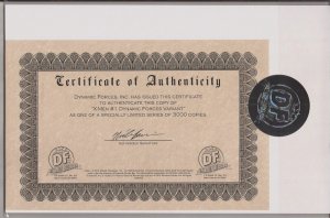 X-MEN #1 (2013) DF EXCLUSIVE MARK BROOKS VARIANT W/COA MARVEL NM.