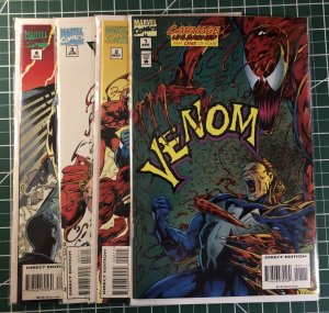 Venom: Carnage Unleashed #1, 2, 3, 4 NM or better copies (1995)