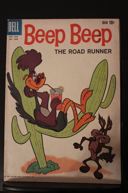 Four Color #1046 (1959) Mid-High-Grade FN+ Beep Beep The Road Runner Wiley Wow