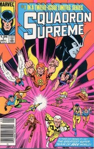 Squadron Supreme #1 (Newsstand) FN ; Marvel | Mark Gruenwald Hyperion