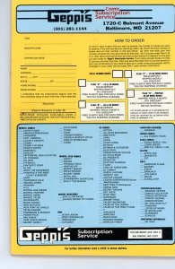 Overstreet Price Guide Supplement #4  1985  F