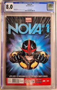 Nova #1 (CGC 8.0, 2013) 1st solo series-titled Sam Alexander