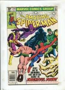 Amazing Spider-Man #214 - Newsstand/Guest Starring Sub-Mariner (9.2OB) 1981