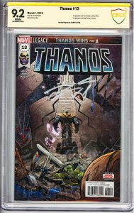 Thanos #13 (2018) CBCS 9.2!  small crack on front of slab