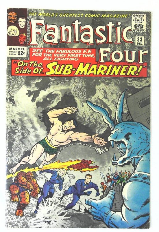 Fantastic Four (1961 series)  #33, Fine+ (Actual scan)