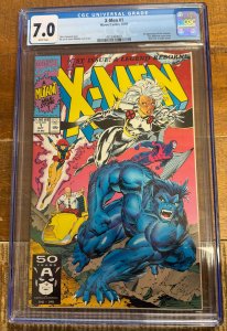 X-Men #1 Storm and Beast Cover (1991) CGC 7.0
