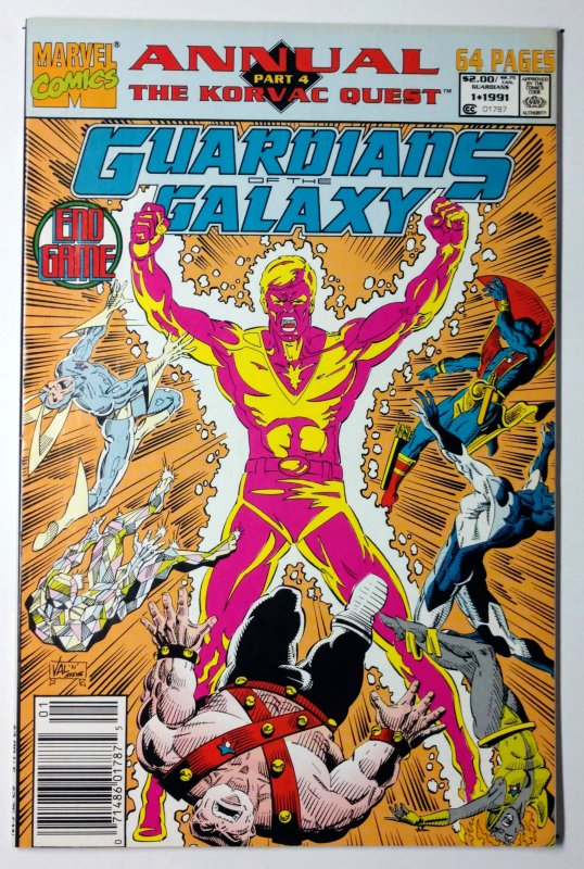 Guardians of the Galaxy Annual #1 (NM, 1991) NEWSSTAND