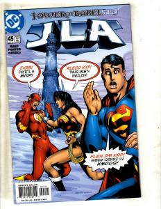 Lot Of 12 JLA DC Comic Books # 37 38 39 40 41 42 43 44 45 46 48 49 Batman MF16