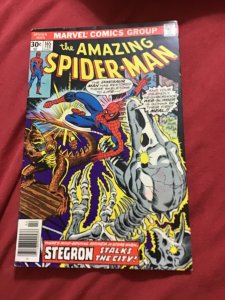 The Amazing Spider-Man #165 (1977) Mid-High-Grade Stegron Key! FN/VF Wow! Tons!
