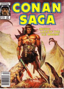 Conan Saga #37 (Newsstand) FN ; Marvel |