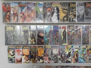 Huge Lot 130+ Indy Comics W/ Ghost,  Grimjack, Gravel+ Avg VF Condition!