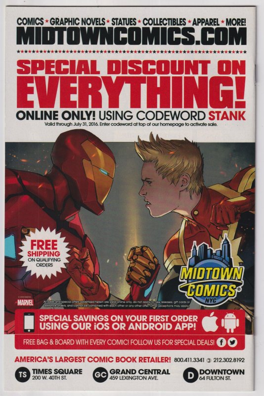 Captain America: Steve Rogers #3 Kuder Cover (2016) Captain America