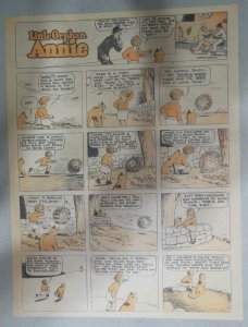 Little Orphan Annie Sunday Page Harold Gray ?/1929 Size: 11 x 15 inches