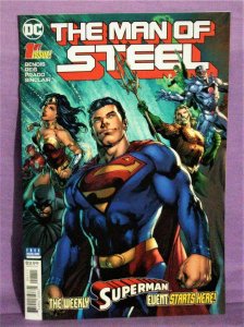 Brian Michael Bendis Superman THE MAN OF STEEL #1 Ivan Reis (DC, 2018)!