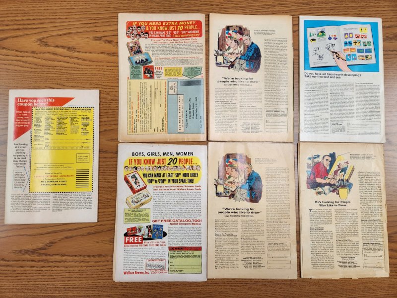 Lot of 7 Vintage Marvel and DC Comics