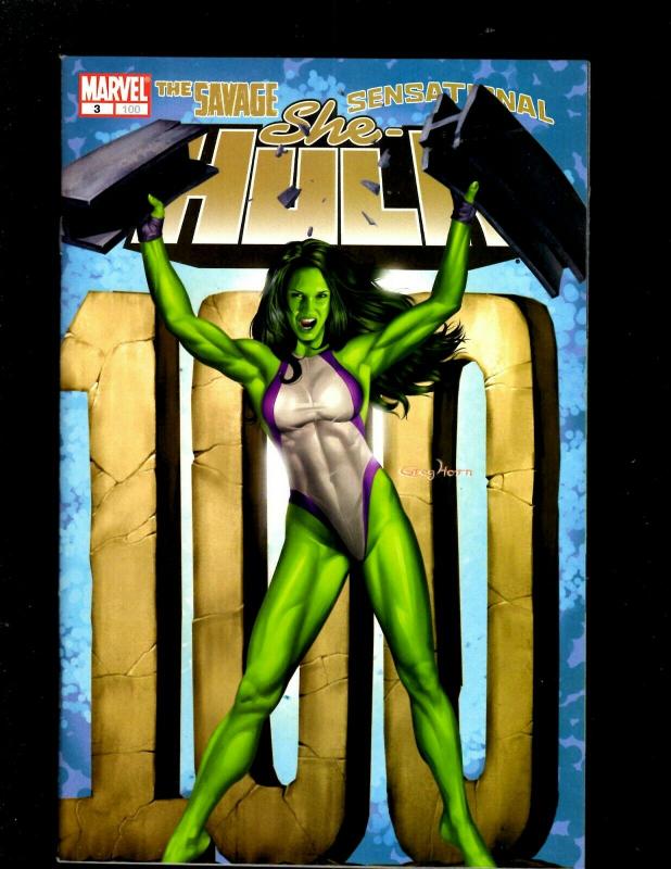 Lot of 9 She-Hulk Marvel Comic Books #1 2 3 4 5 6 7 7 8, Hulk HY3