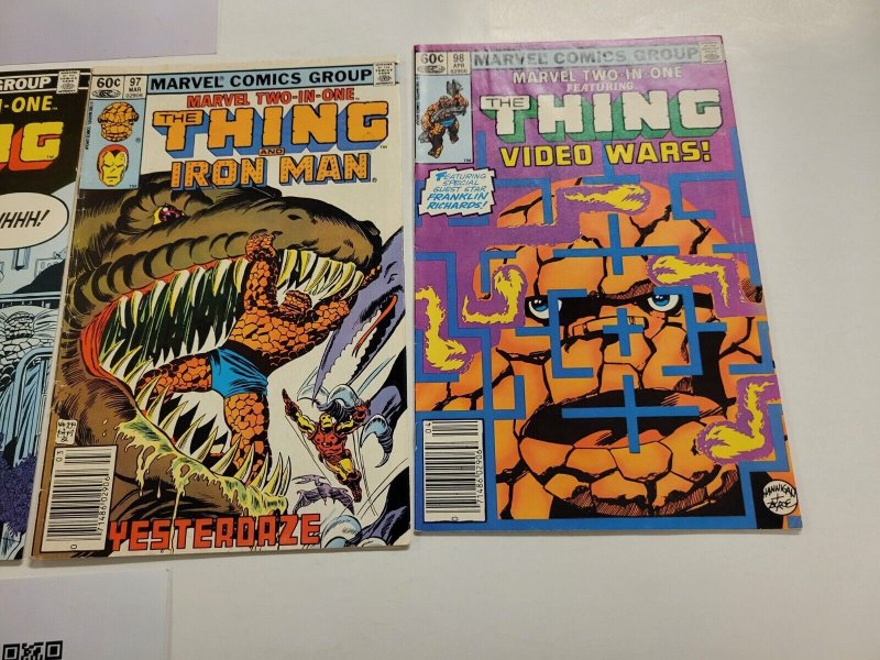 4 Marvel Comics Books Marvel Two-In-One The Thing #95 95 97 98 18 SM3