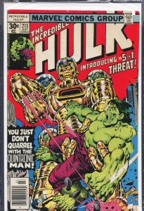 The Incredible Hulk #213 (1977) Hulk