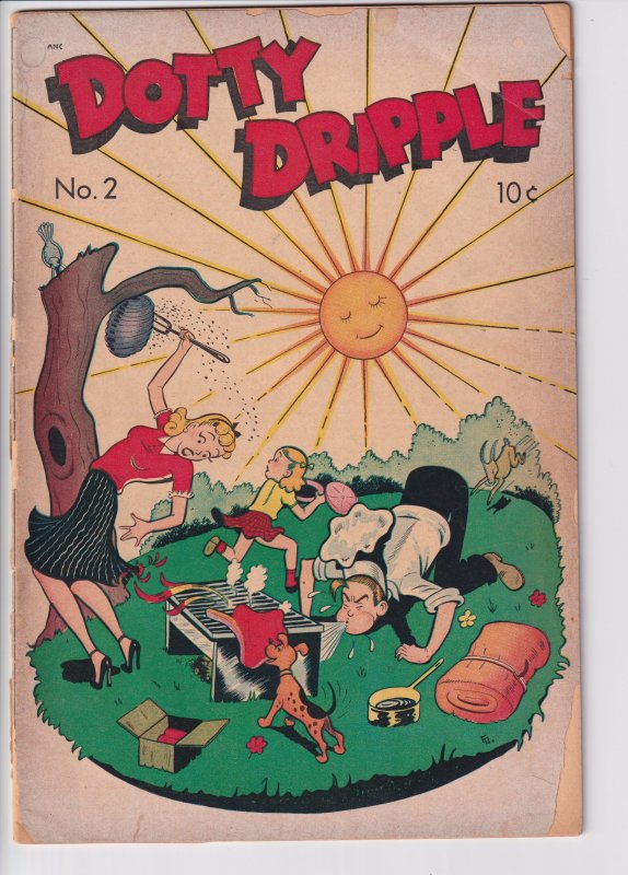 DOTTY DRIPPLE #2 (1946) FA 1.0 see description. Hard to find!