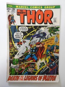 Thor #199 (1972) VG+ Condition moisture stain