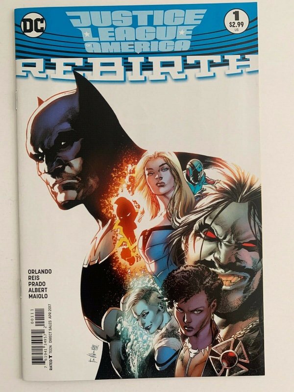 Justice League of America #1 DC Rebirth (DC Comics) NM 