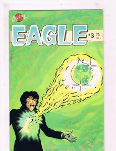 Eagle #3 VF 1st Print Crystal Comic Book 1987 Copper Age Series Issue DE3