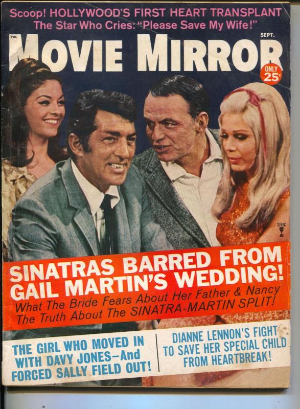 Movie Mirror-Dean Martin-Frank Sinatra-Elvis Presley-Tiny Tim-Sept-1968