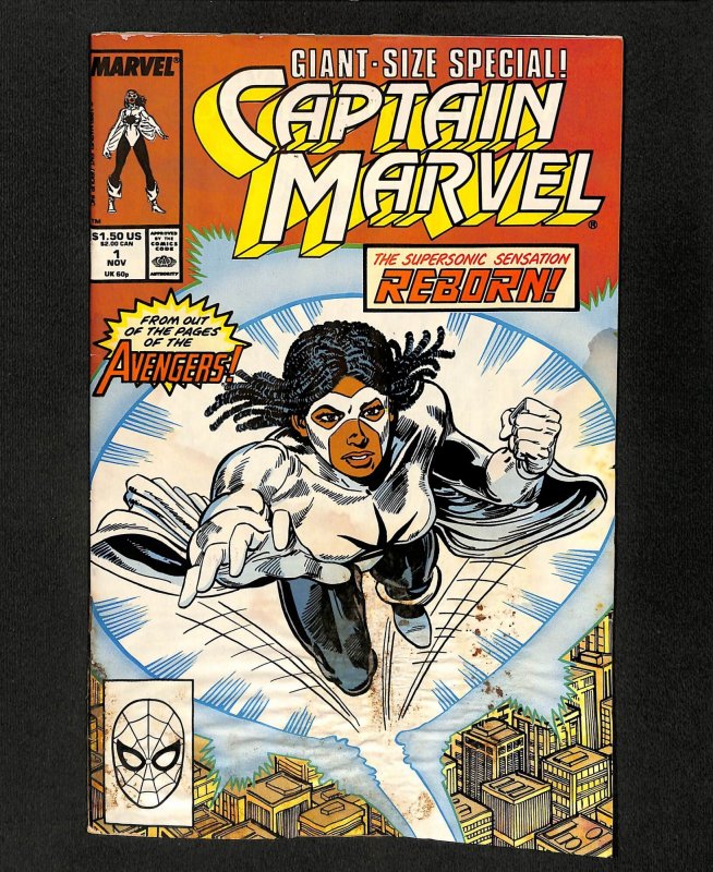 Captain Marvel (1989) #1 Giant-Size Special 1st Monica Rambeau Solo!