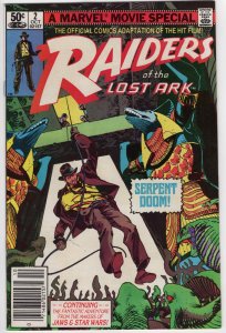 Raiders of the Lost Ark #2 Newsstand Edition (1981)