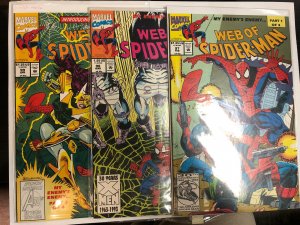 Web of Spider-man (1993) #  97 98 99 1st Kevin Trench Nightwatch Disney Movie !