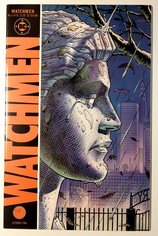 Watchmen #2 (9.4, 1987) 1st appearance of Dollar Bill