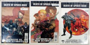 Ultimate Avengers vs New Ultimates Death Spider-Man Lot 3 #4, 6, 3 Marvel Comics