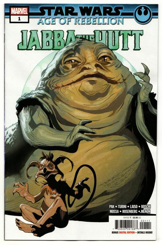 Star Wars AOR Age Of Rebellion Jabba The Hutt #1 (Marvel, 2019) NM