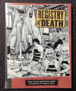 1996 REGISTRY OF DEATH by Matthew Coyle SC VF- 7.5 1st Kitchen Sink