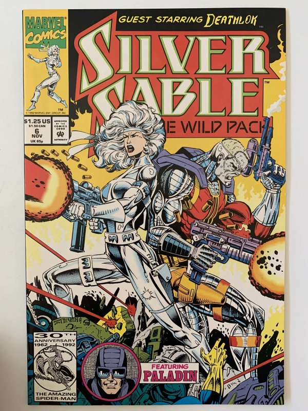 Silver Sable and the Wild Pack #6 - NM+ (1992)