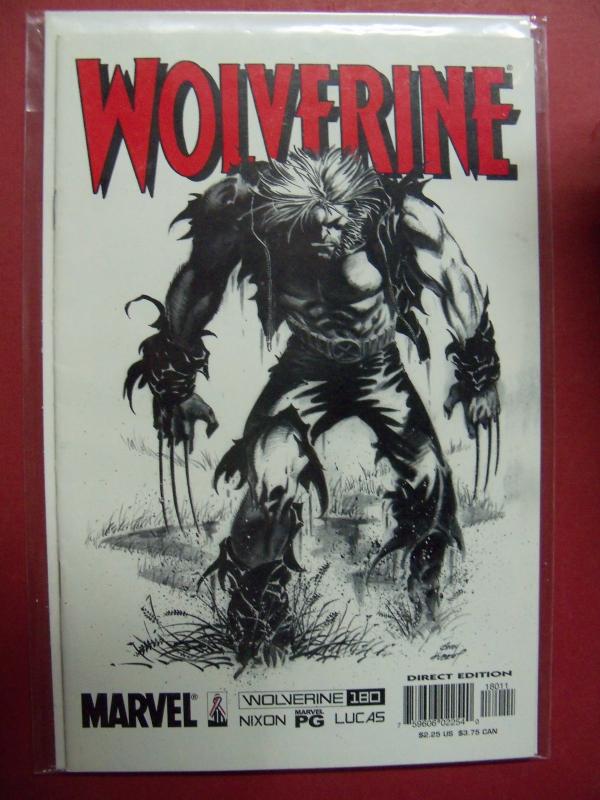 WOLVERINE #180 (9.0 to 9.4 or better) 1988 Series MARVEL COMICS