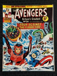 1974 March 2 THE AVENGERS Marvel UK Magazine #24 VG/FN 5.0 Don Heck