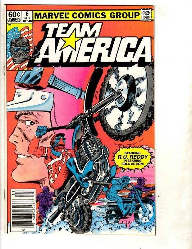 10 Team America Marvel Comics # 4 5 6 7(2) 8 9 10 11(2) WS5