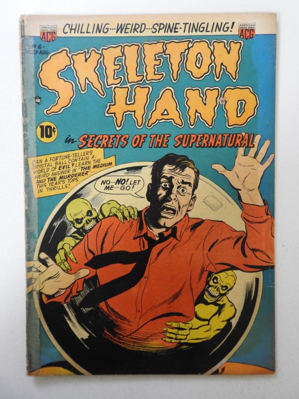 Skeleton Hand in Secrets of the Supernatural #6  (1953) GD Cond! See description