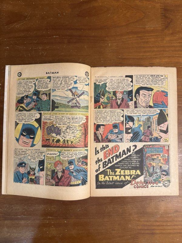 Batman #129 (DC Comics 1960) [GD/VG] “Web Of The Spinner” ? Robin Origin Retold