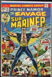 Sub-Mariner #67 (1973) Namor the Sub-Mariner